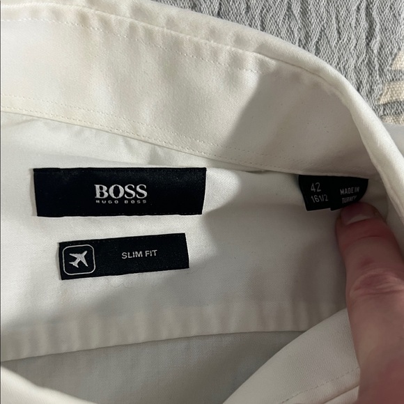 Boss Classic White Dress Shirt - Picture 2 of 3